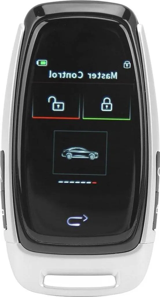 Télécommande de démarrage automatique argentée v2 pour berline
