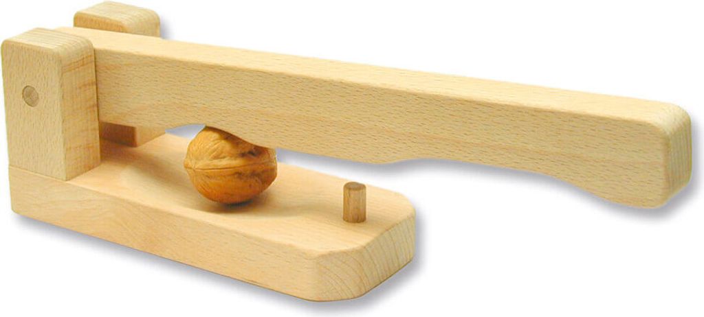 matches21 Nussknacker mit Schale als Holz Bausatz f. Kinder Werkset Bastelset ca. 26x7x6 cm ab 13 Jahren