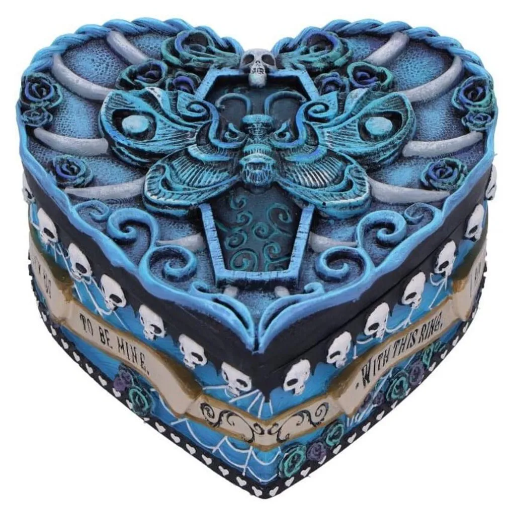 Protégez vos Bagues avec le Coffret Corpse Bride Bleu Design Compact - 8