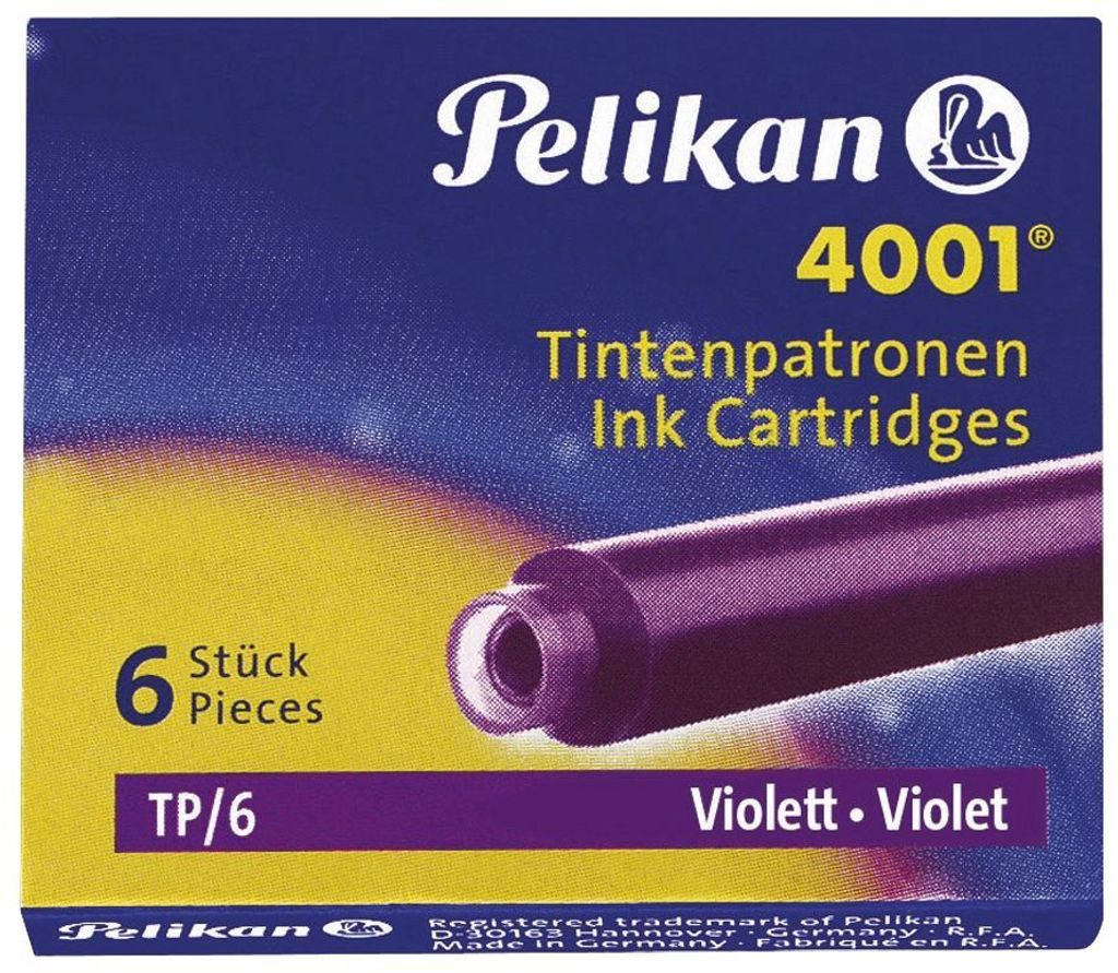 Pelikan® 301697 Cartuccia d'inchiostro 4001® TP/6 - viola, Immagine del prodotto 