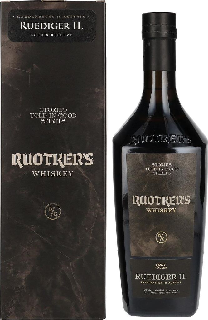 Ruotker's RUEDIGER II. Whiskey 43,3% Vol. 0,7l in Geschenkbox