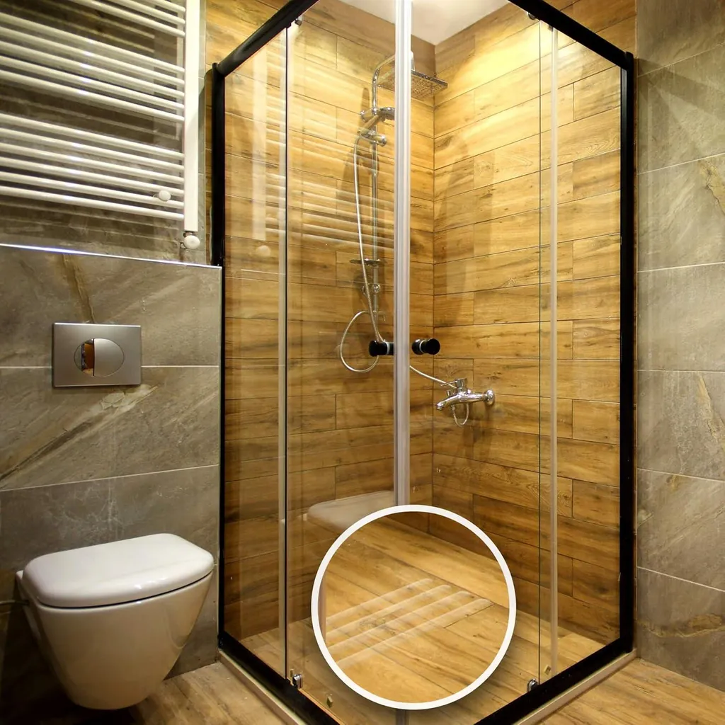 Bande antidérapante transparente autocollante pour sécurité salle bain