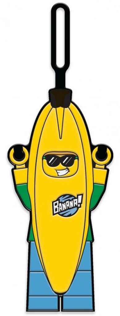 LEGO Iconic Namensschild für Gepäck - Banana Guy