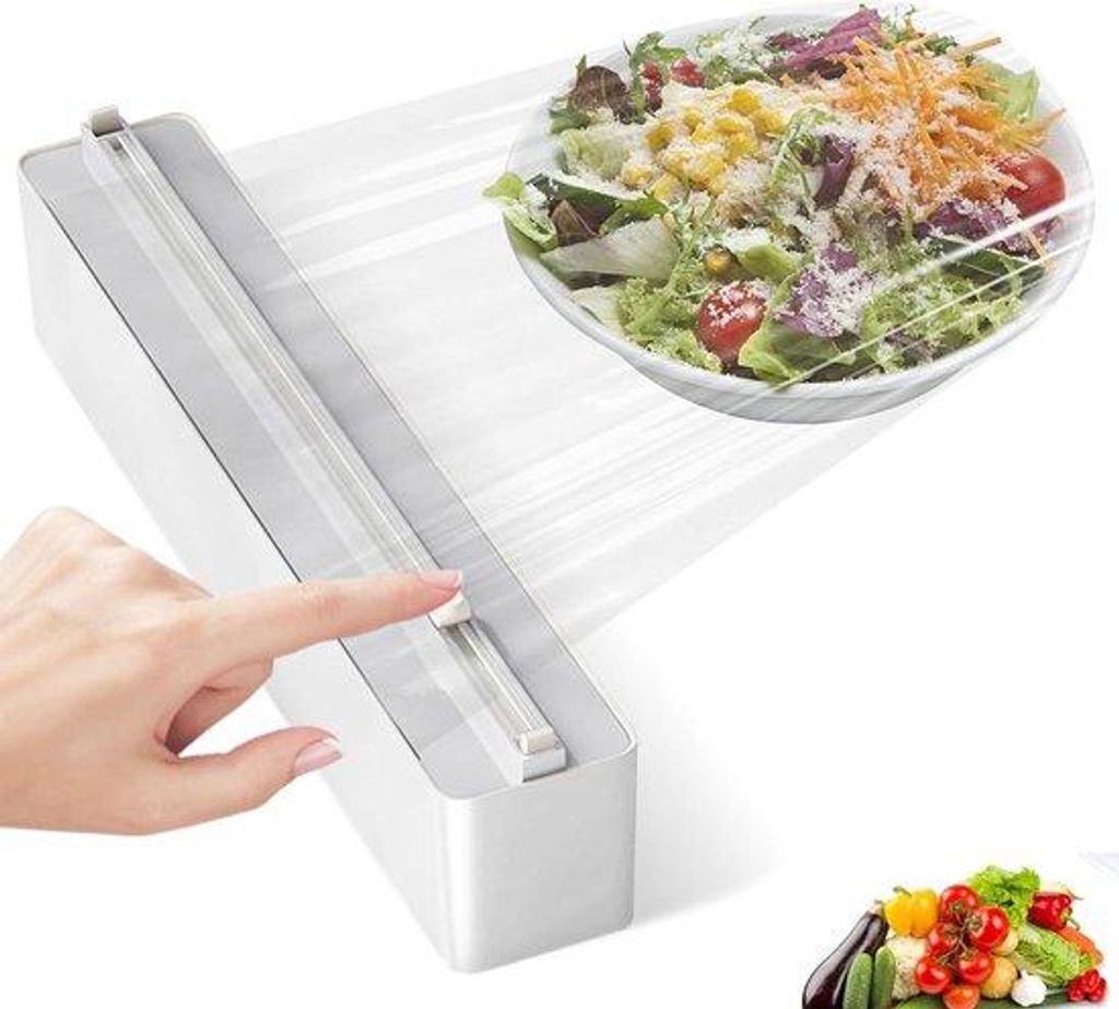 Magnetische Folienzuschnittvorrichtung, grau, für Küche