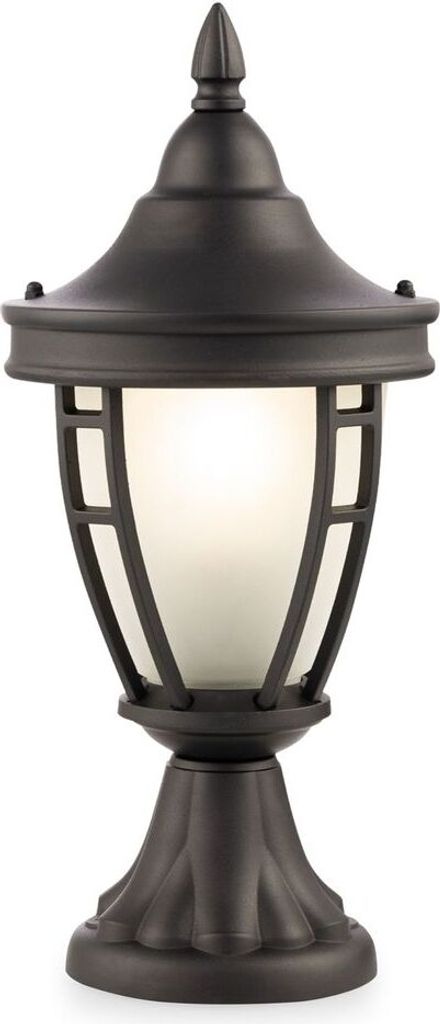 Stehlampe, Metall, schwarz, Wetterfest , IP44, D 18,2 cm