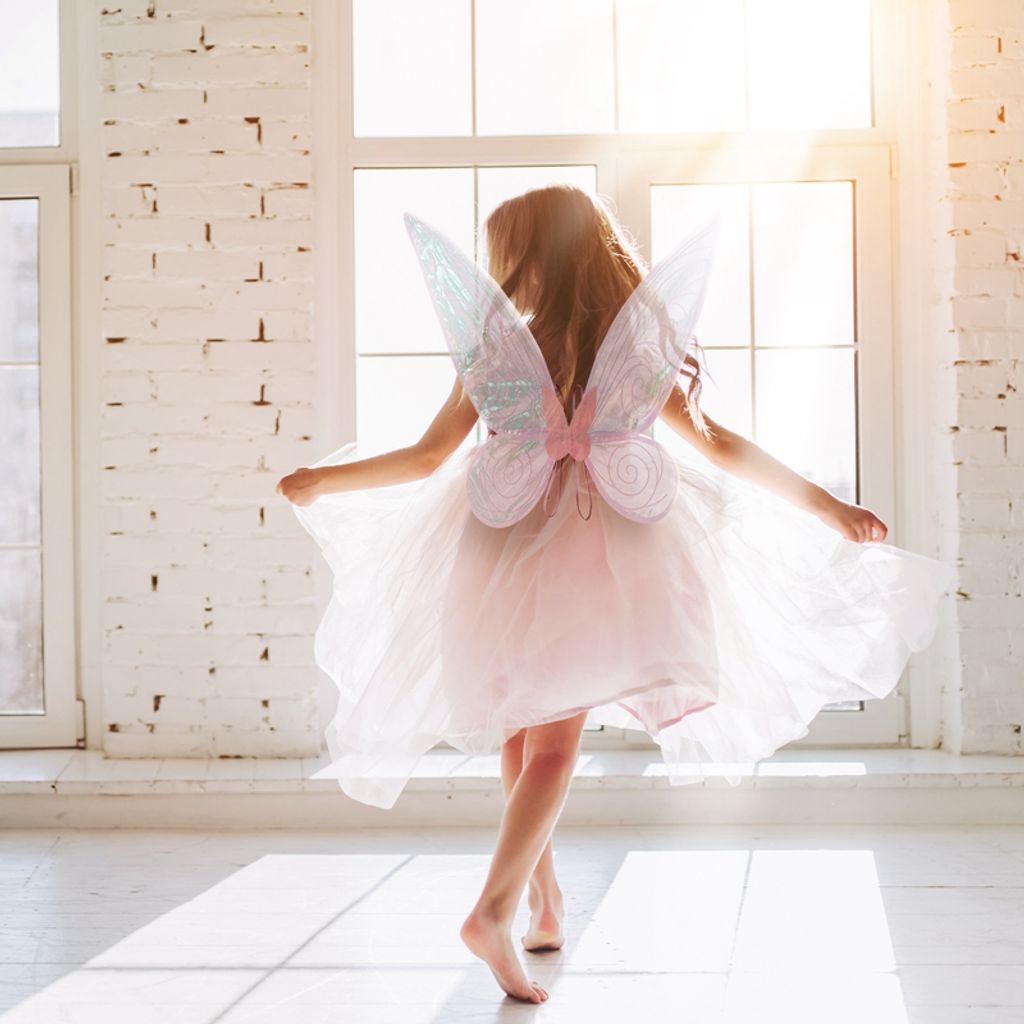 Feenflügel Kostüm Set Mit Elfenohren - Funkelnde Engelflügel Für Fasching & Partys