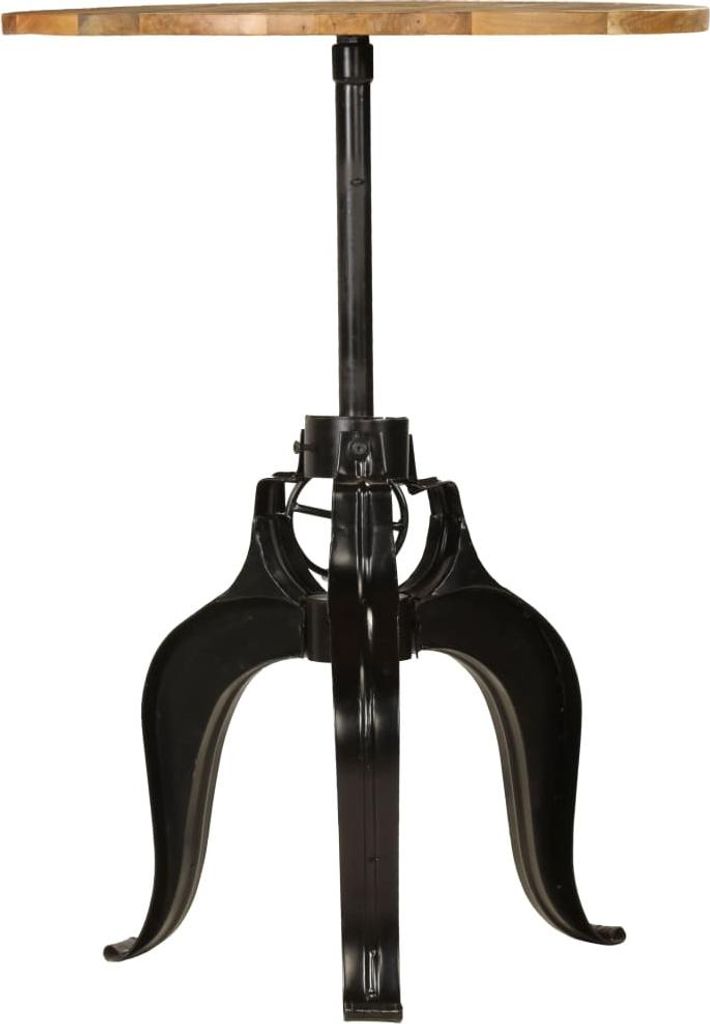 vidaXL Bartisch Massivholz Mango 75x(76-110) cm