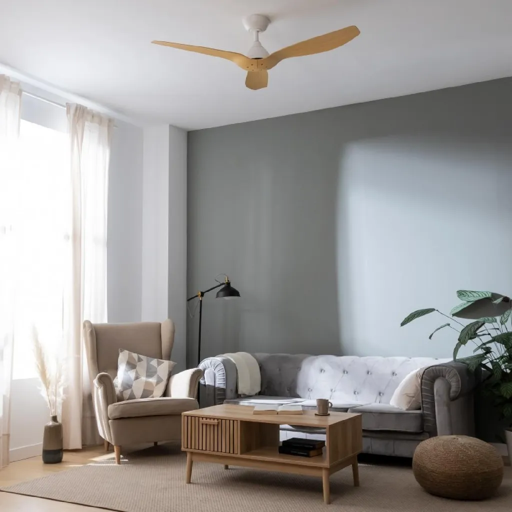 Ventilateur de plafond Moteur CC 35W 52 pouces avec télécommande programmable - 3