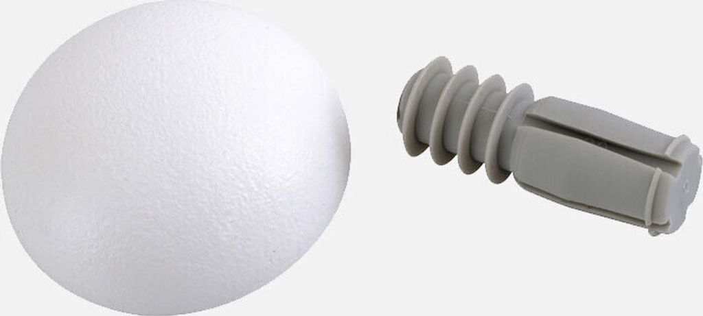 INOLINE - Endkappen für Handlauf, Aluminium Farbe Weiβ