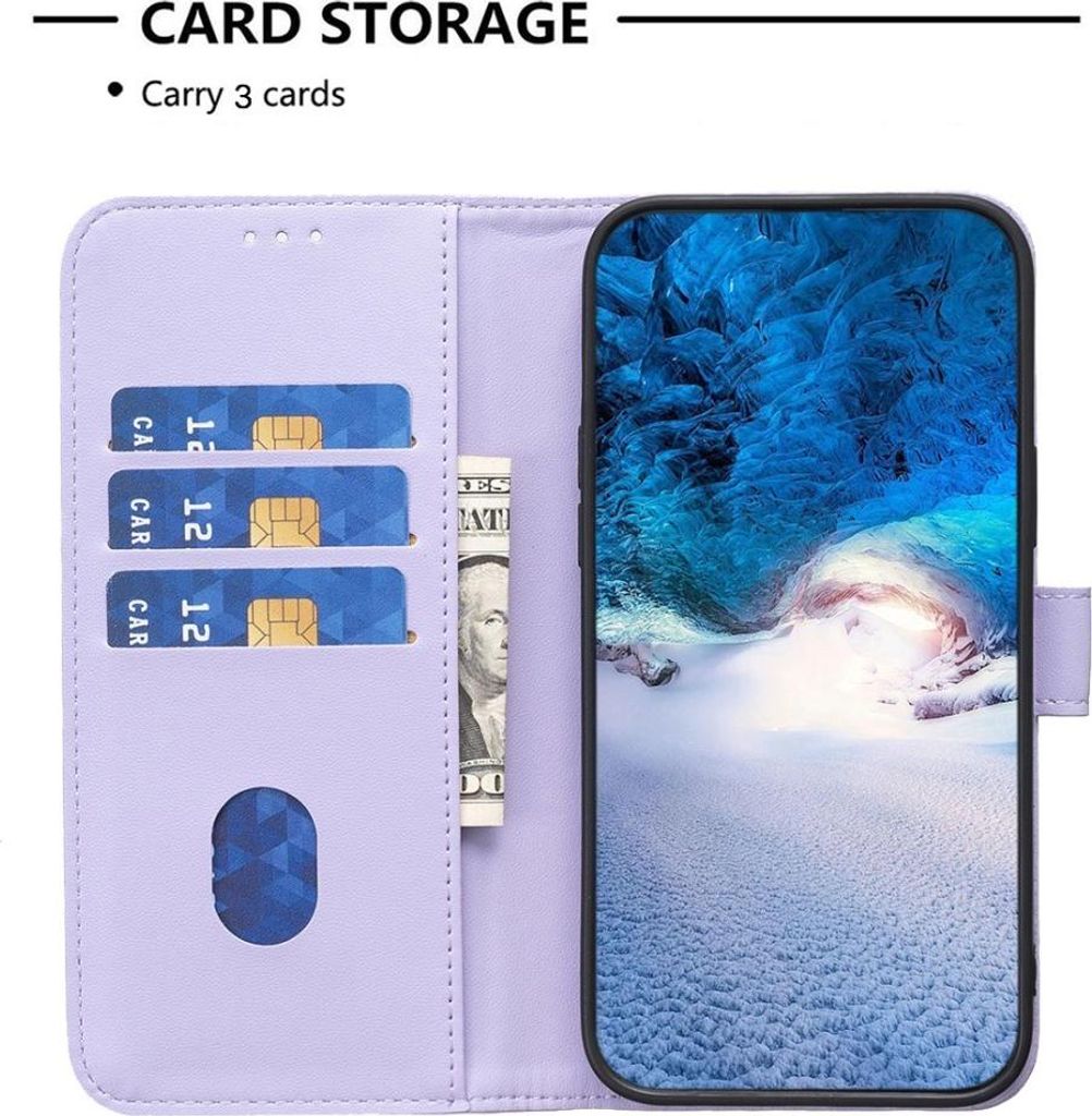 Motorola Edge 50 Pro Hülle - BINFEN Klapphülle - Lavendel