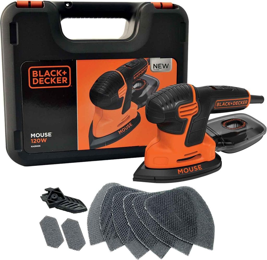 Trojhranná brúska BLACK+DECKER Black & Decker Mouse so 6 Obrázok produktu 