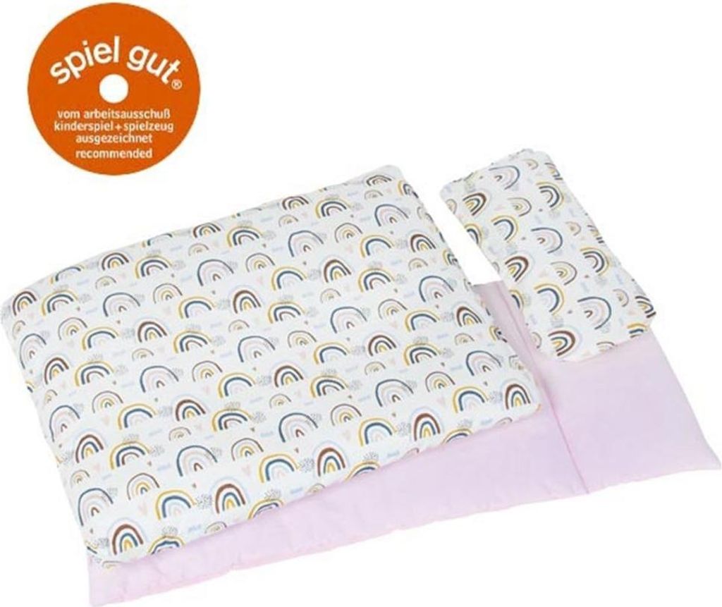 Biancheria da letto per bambole Rainbow Immagine del prodotto 
