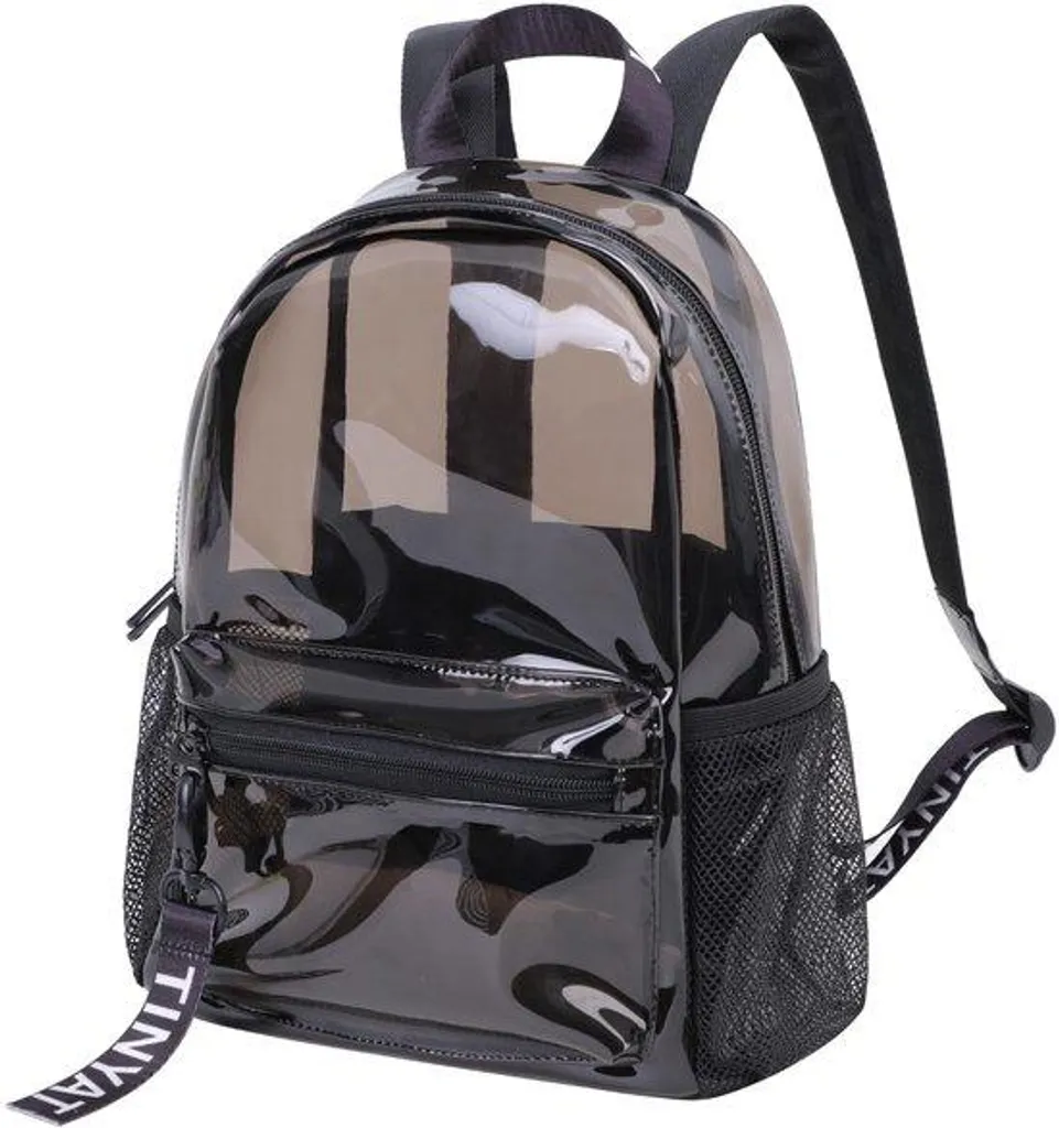 Sac à dos transparent pour événement sportif - PVC noir haute résistance
