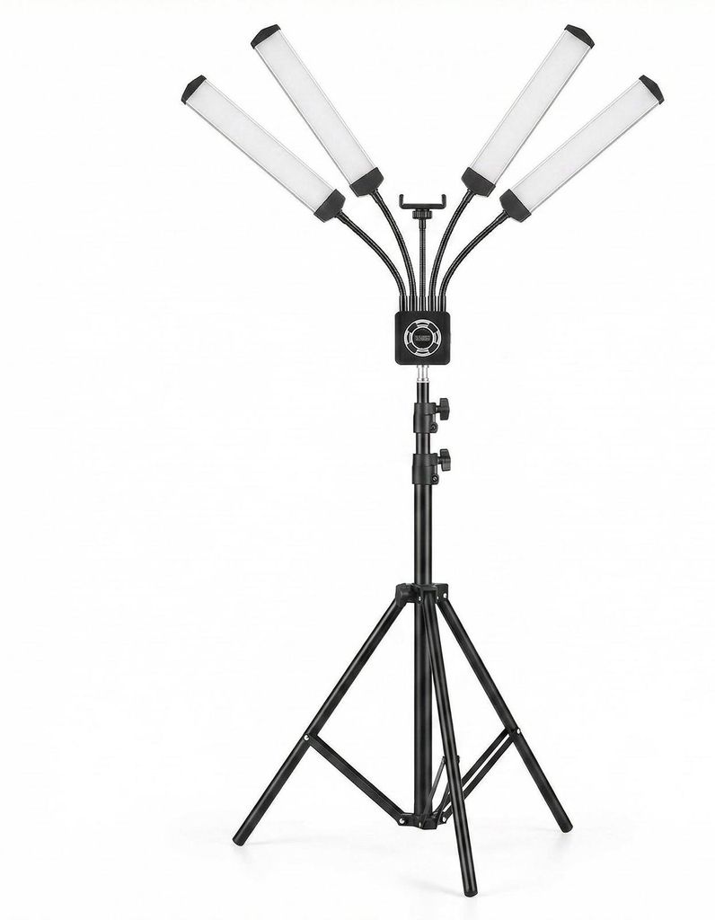 Elastyczna lampa LED wideo z 4 ramionami, regulacja barwy Zdjęcie produktu 