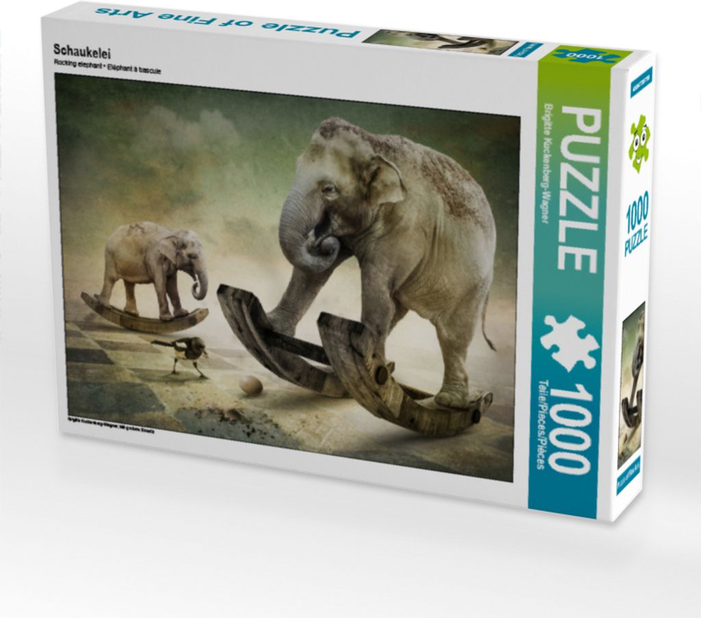 CALVENDO Puzzle Schaukelei | 1000 Teile Lege-Größe 64x48cm Foto-Puzzle für glückliche Stunden