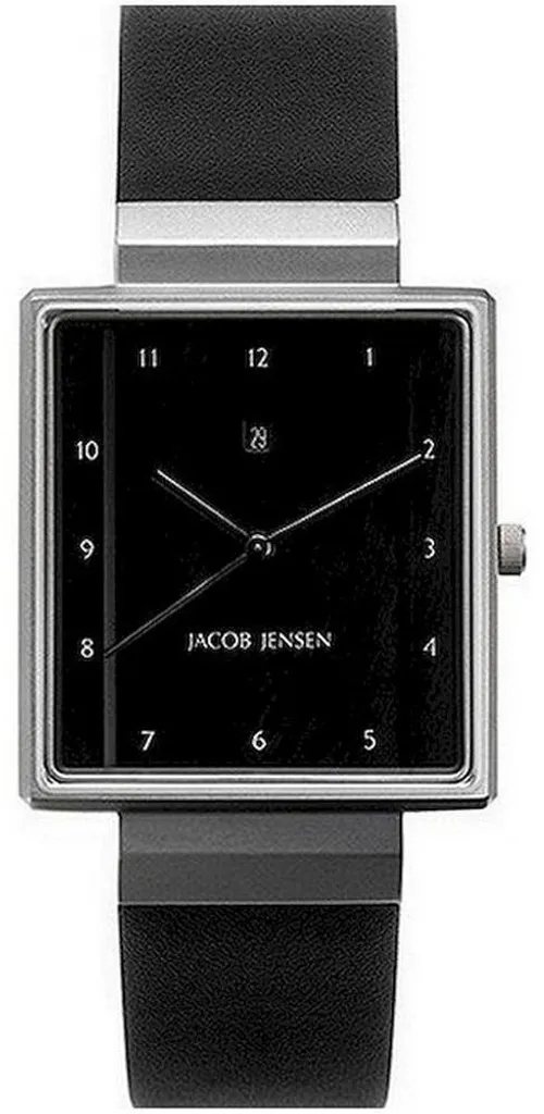 Jacob Jensen 865 - Montre Chronographe Rectangulaire pour Homme