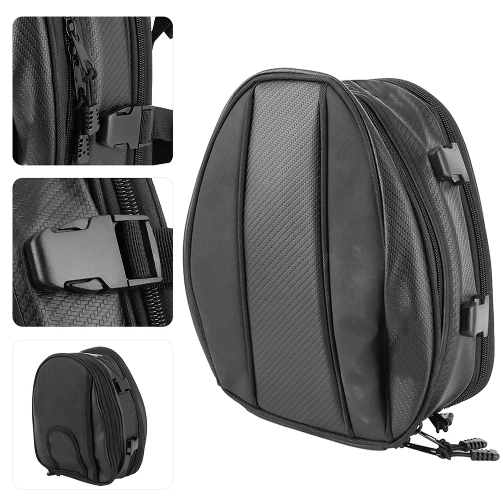 Sacoche moto imperméable 30L avec compartiment casque et fixations pro - 7