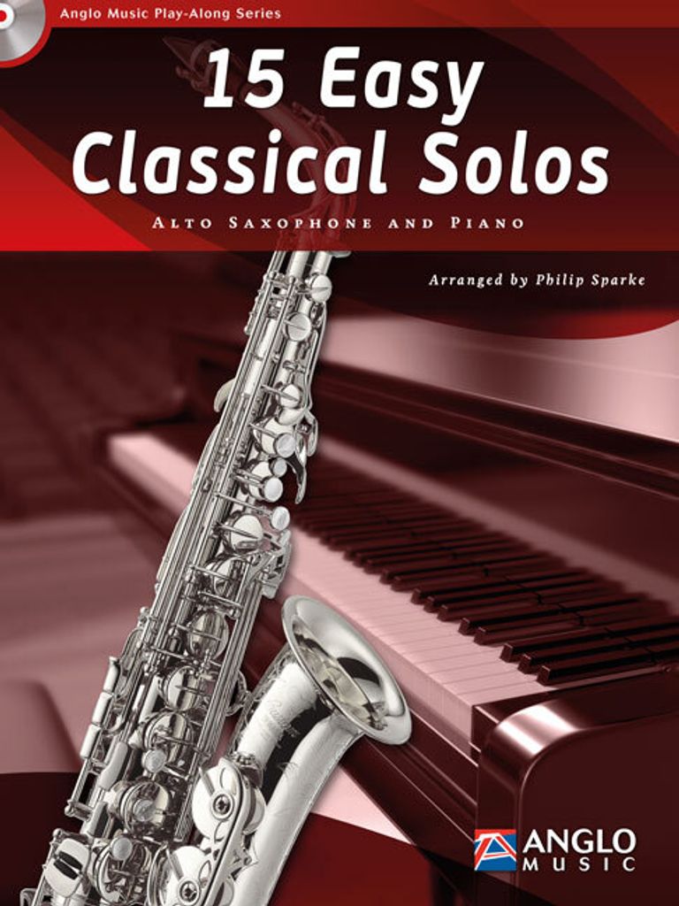 15 easy classical Solos (+CD)for alto saxophone and piano