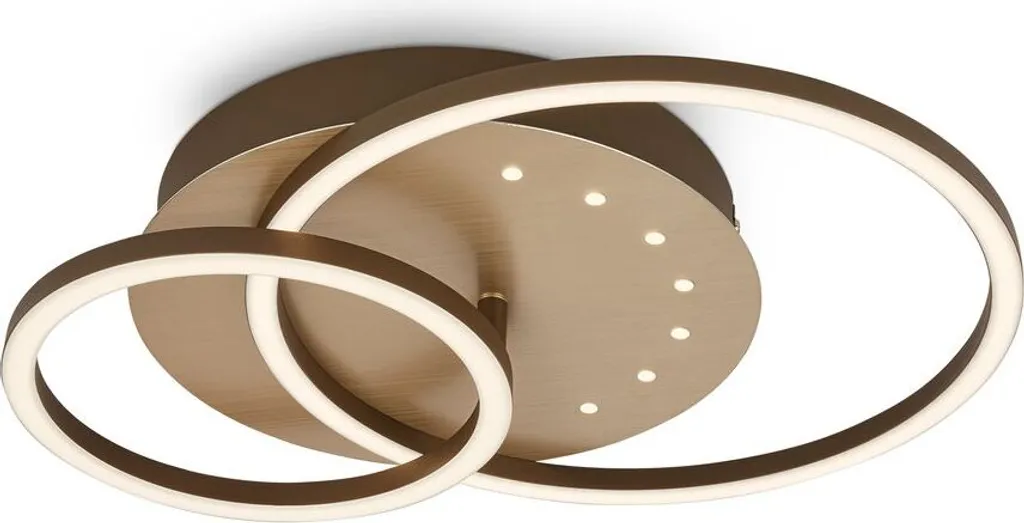 Analisi Lampada Soffitto LED 26W | Marrone-Oro | Efficienza e Stile