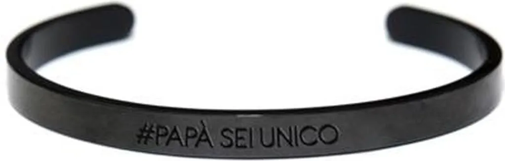 Bracciale CO88 8CB-19055: Acciaio Nero Resistente per Tutti i Giorni