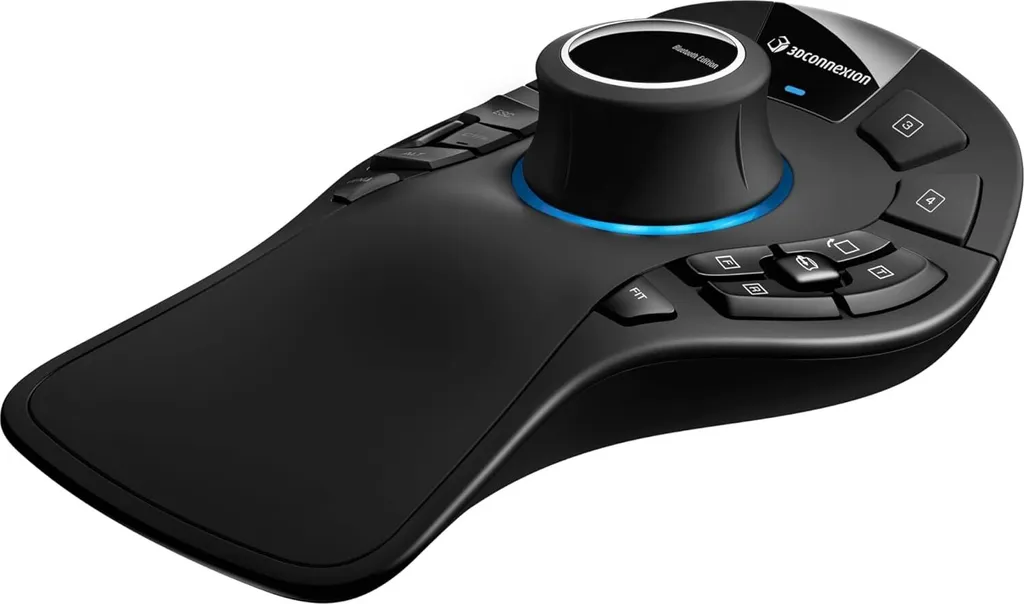 3Dconnexion SpaceMouse Pro Wireless Souris 3D 6DoF Bluetooth Noire