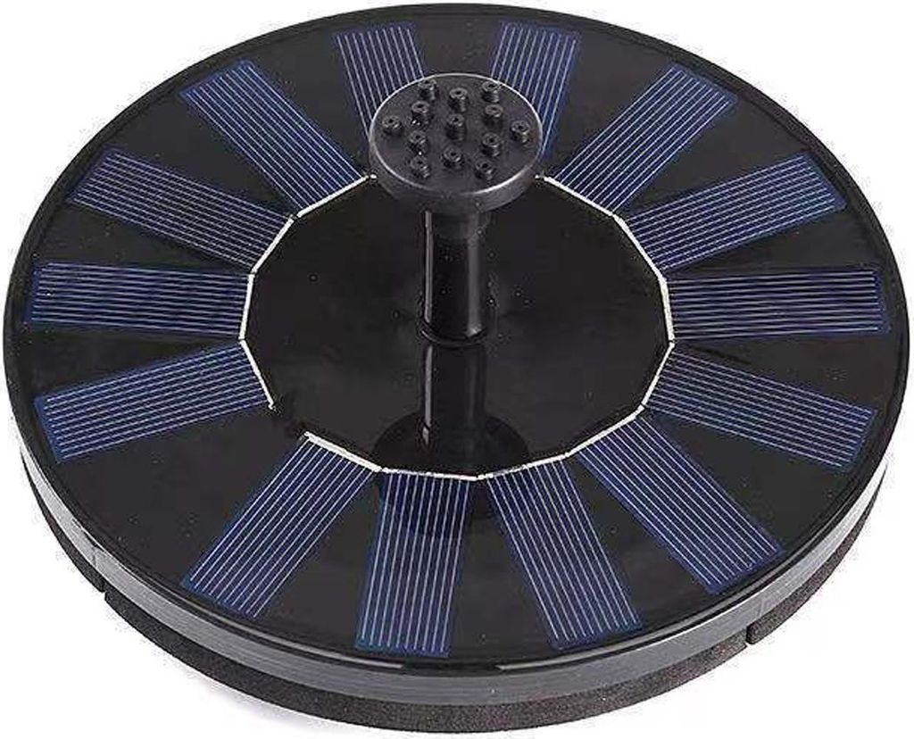 Solarbetriebener Gartenbrunnen, Vogeltränke, Fischteich, Wasserzirkulationssprühanlage