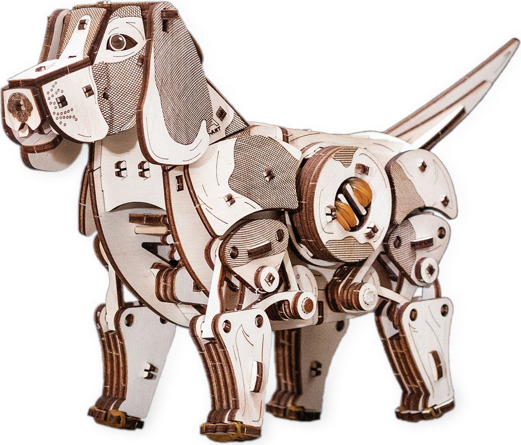 Puzzle 3D en Bois Chiot Art en Bois Éco Image du produit 