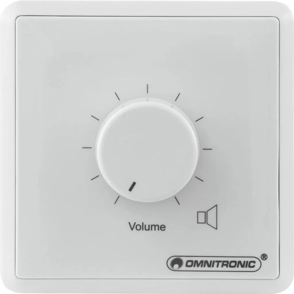 Bouton de volume mural pour sonorisation Omnitronic 20W - 2