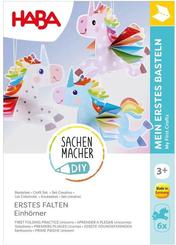 HABA Bastelset - Erstes Falten Einhörner