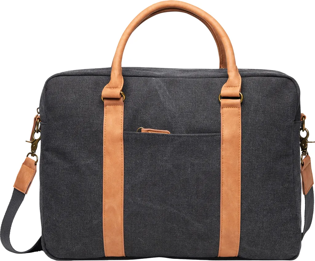 Sacoche Ordinateur Portable en Toile Noire Vinga Bosler - Étui 15 pouces