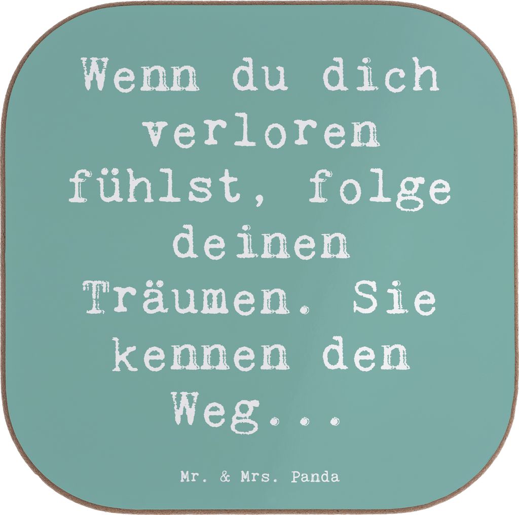 Mr. & Mrs. Panda Untersetzer für Gläser Spruch Produktbild 