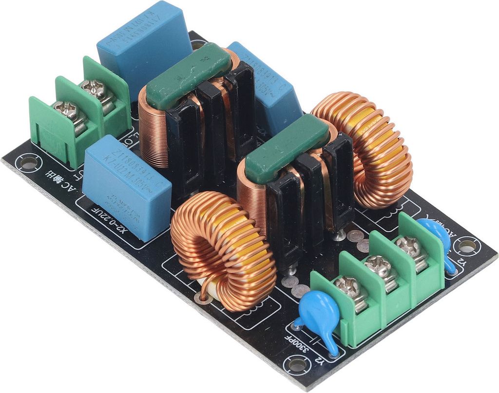 10A Filtre de réseau EMI-EMV à 3 niveaux, filtre de module Image du produit 
