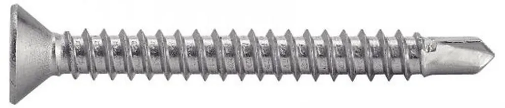Vis Autoperceuse 4.2x38 mm Inox A2 sans Pré-perçage pour Support Métallique - 2