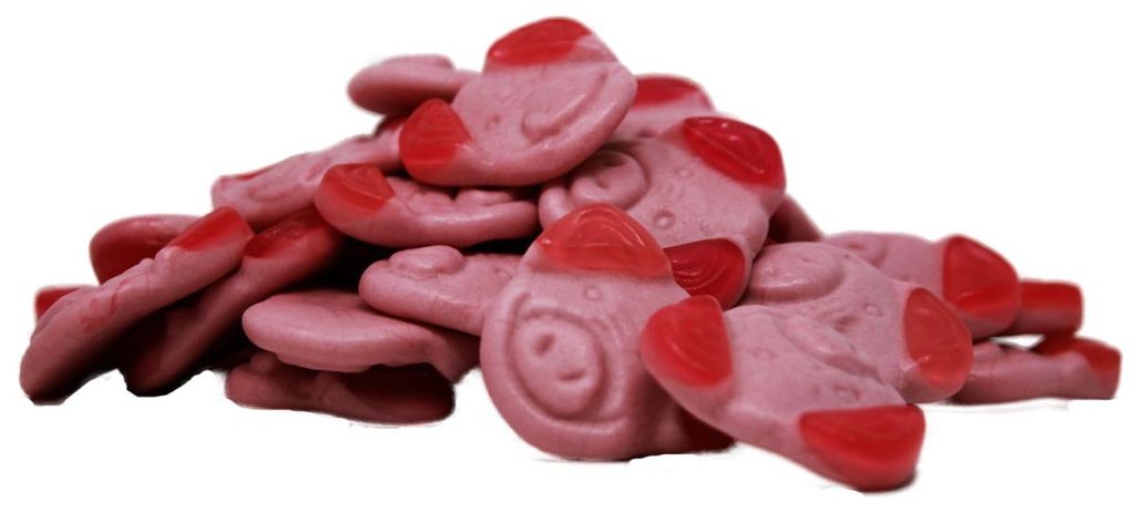 Ovocné želé prasečí hlavy s prasečími obličeji 1000g Obrázek produktu 