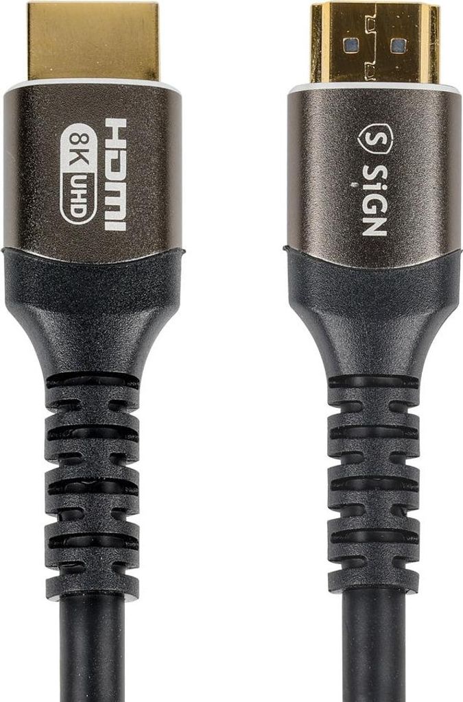Premium HDMI 2.1 kabel 8K, 1m - černý Obrázek produktu 