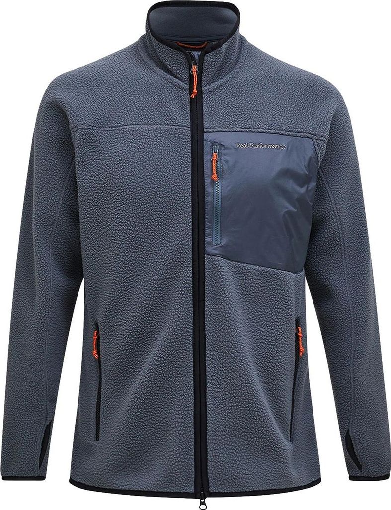 Peak Performance Pile Zip Fleecejacke Herren - Mountain Mist | Größe: XL