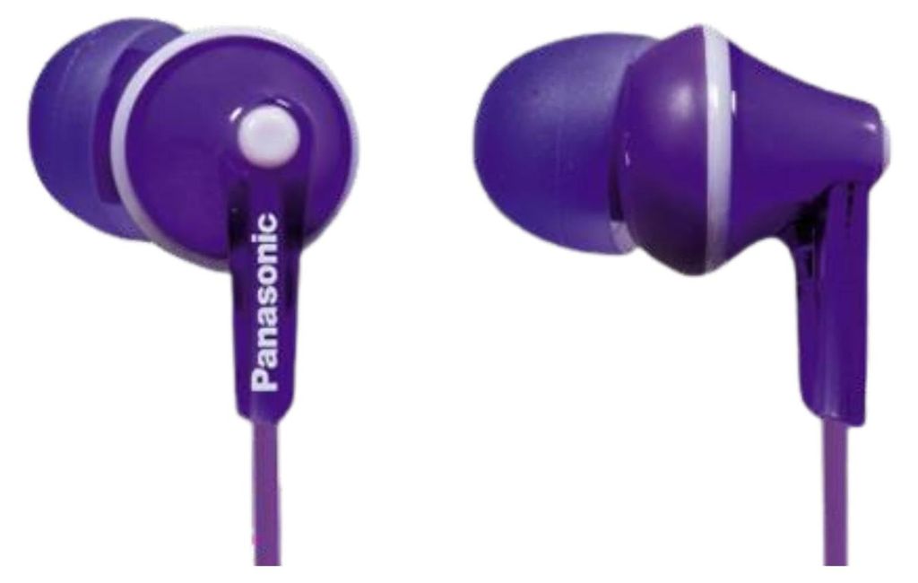 Panasonic RP-HJE125E-V oordopjes, kabel lengte: 1,1 meter Productafbeelding 