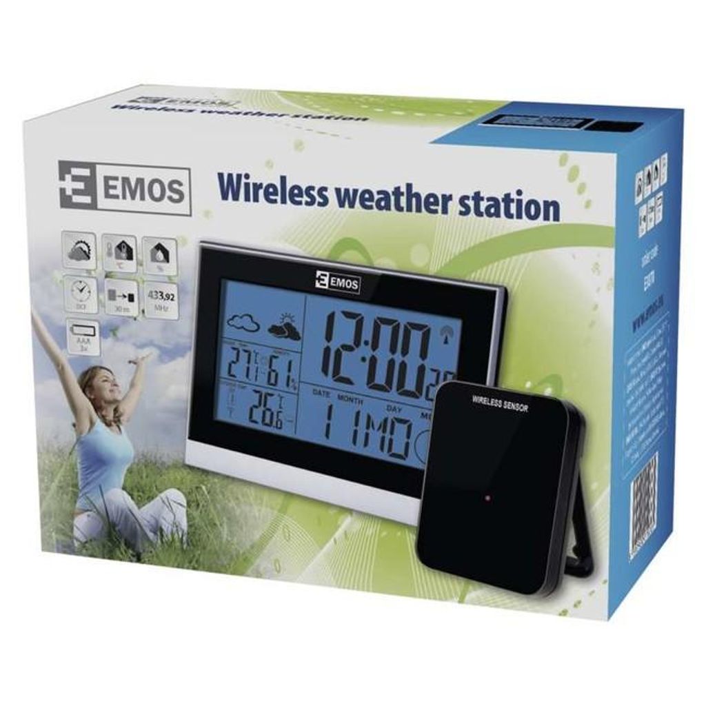 Domáca bezdrôtová meteostanica E3070 70384 Obrázok produktu 9