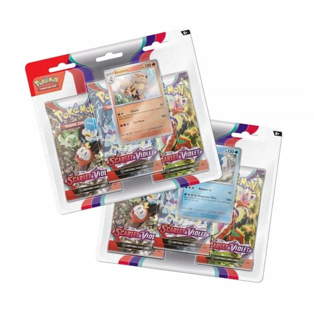 Tripack Pokémon SV01 Écarlate et Violet avec 3 Boosters sous Blister