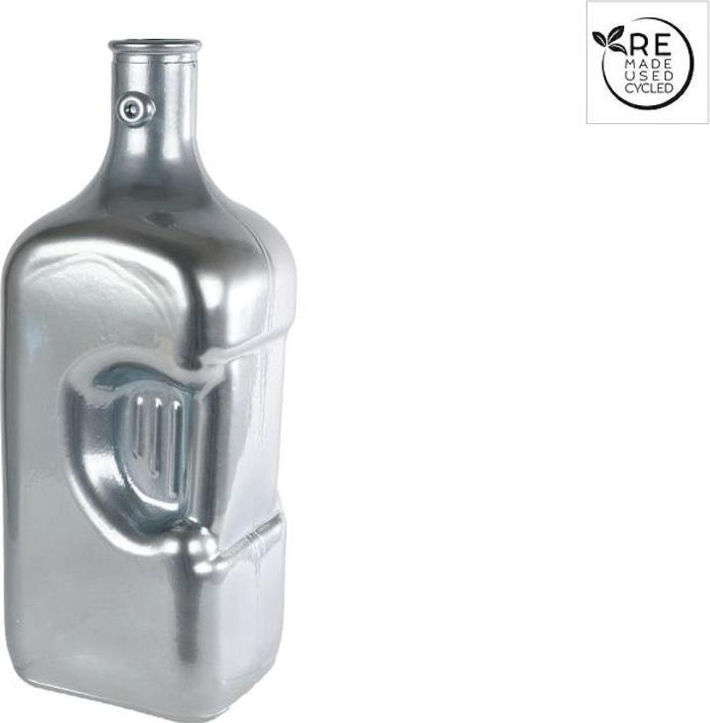 Van Manen Spielzeugkanne Frigo silber Glas 12x12x32cm dekorativ