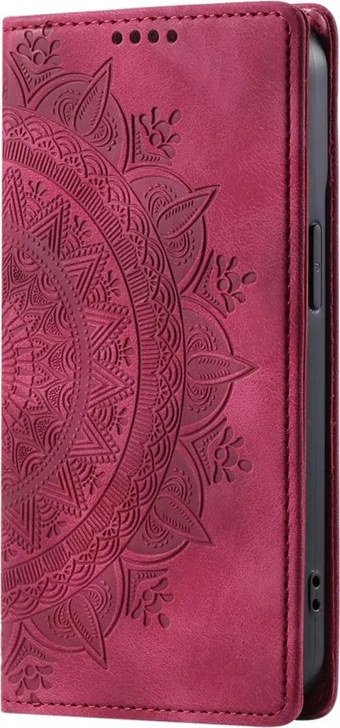 HAOFUGUI Amore Cuore Custodia per iPhone 16 Pro, Custodia in Pelle con