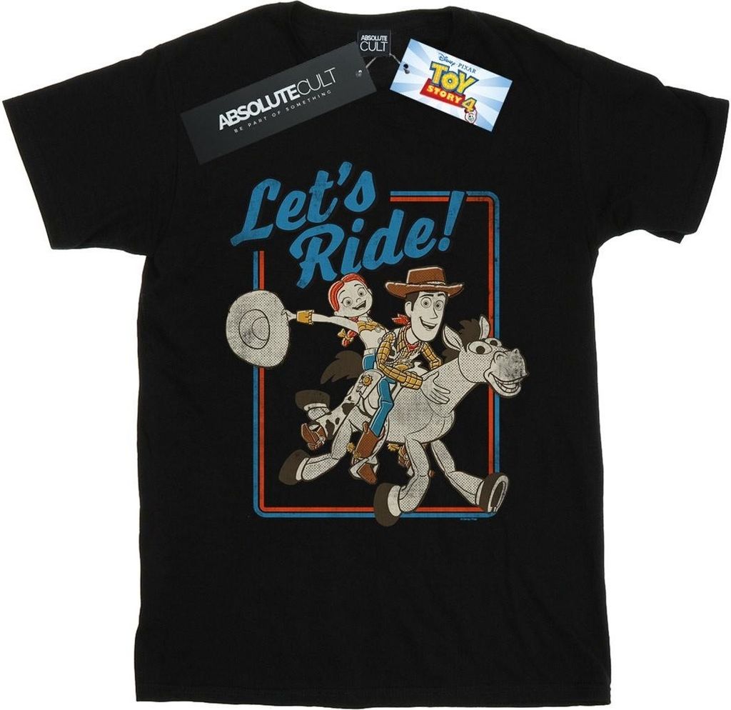Disney - "Toy Story 4 Let's Ride" T-Shirt für Damen BI46973 (XXL) (Schwarz)