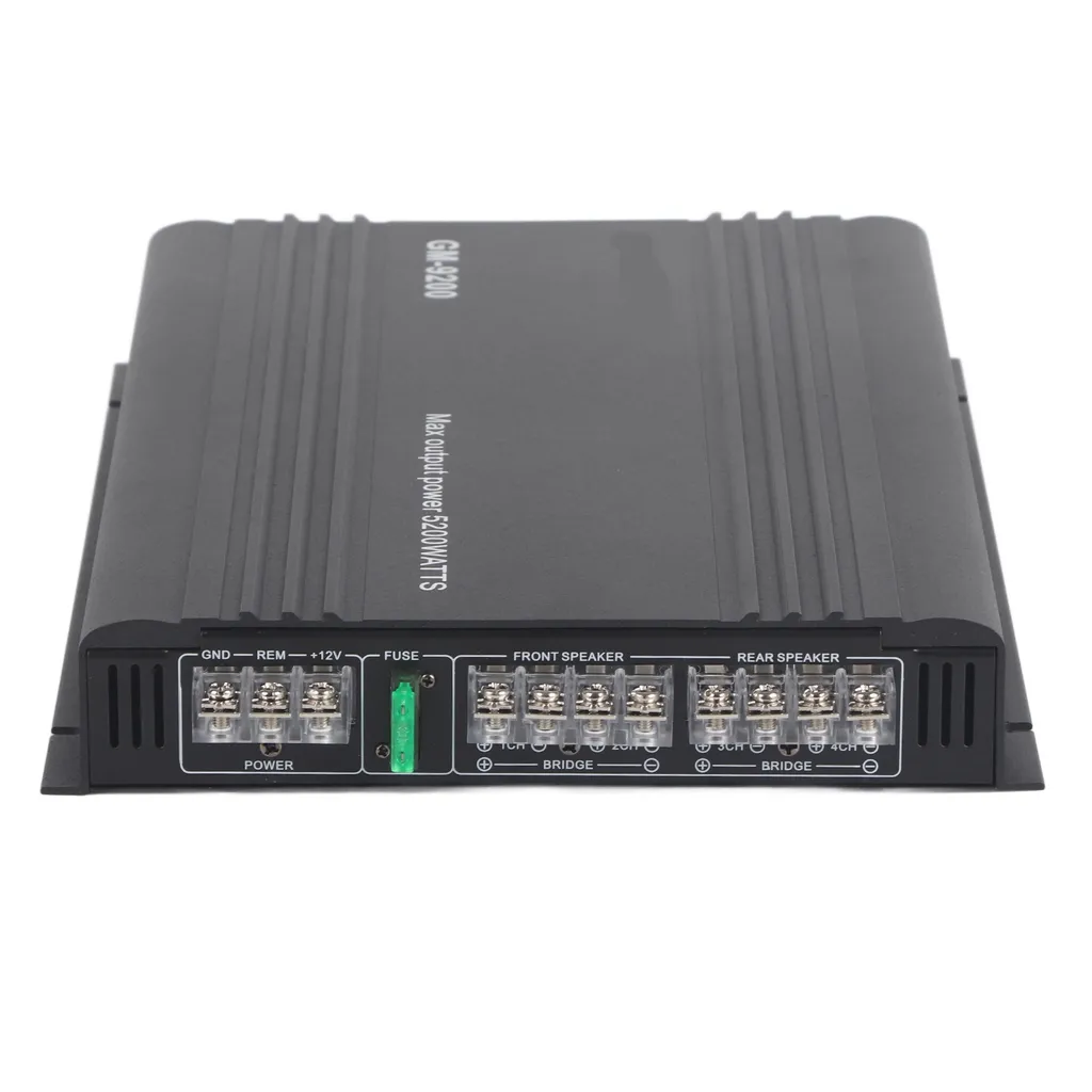 Amplificatore Auto 4 Canali Hi-Fi Stereo | Potenza Audio Professionale - 7