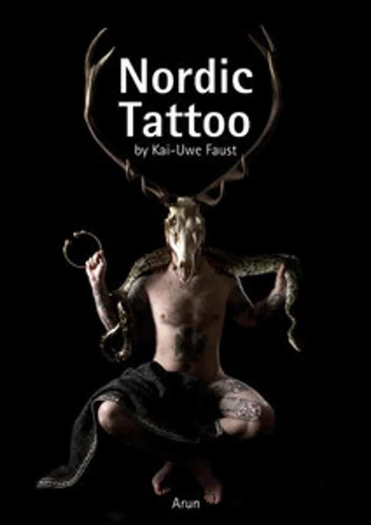 Tatouage Nordique Temporaire Viking Vegvisir Noir Noirceur - Kit de 5