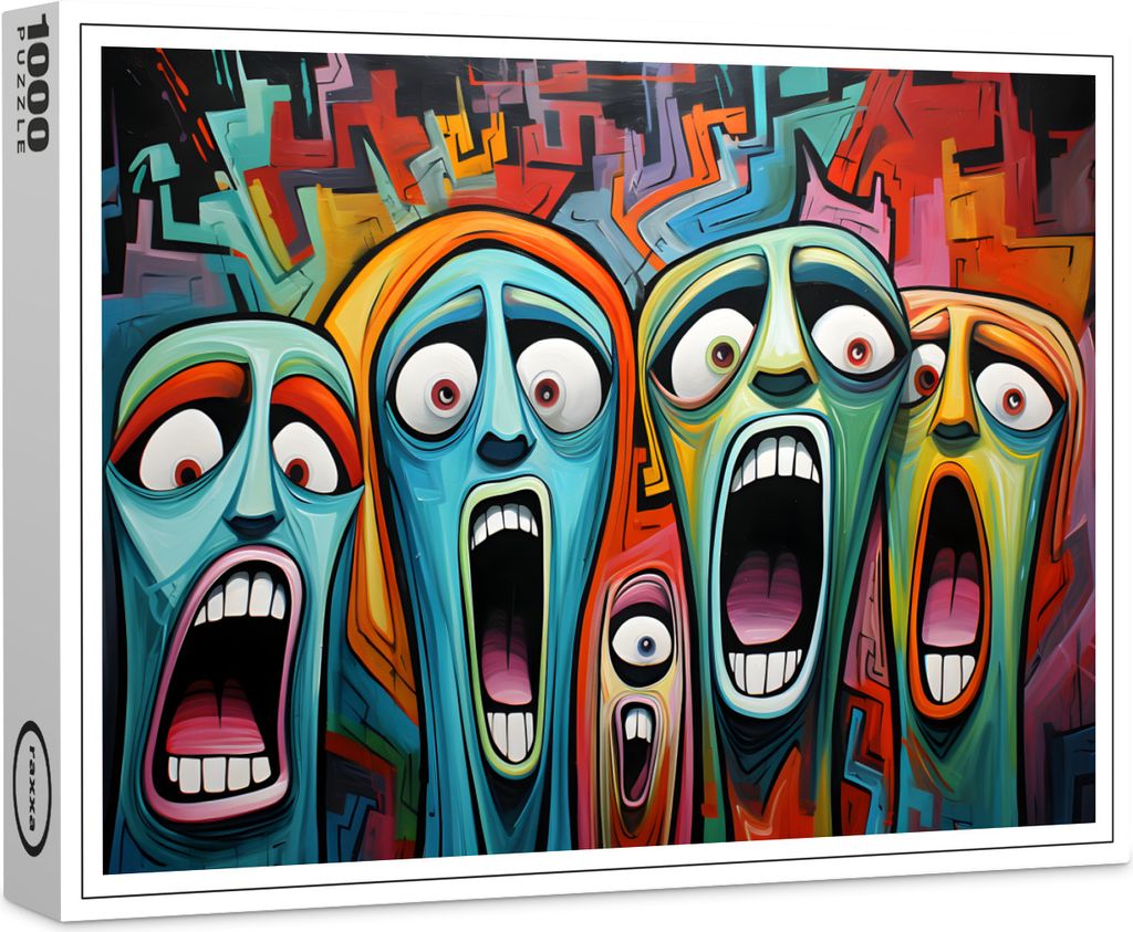 raxxa Premium-Puzzle "Whimsical Fear Concert Emotional 4", 1000 Teile