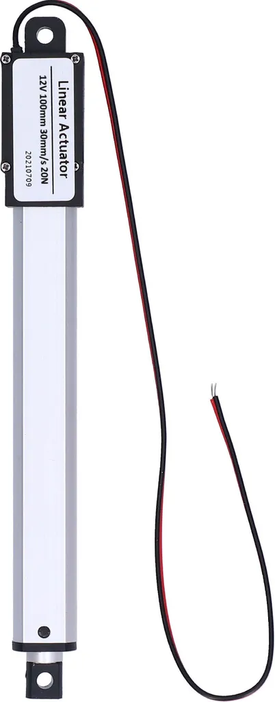 Actionneur linéaire silencieux 12V 20N course 100mm haute vitesse