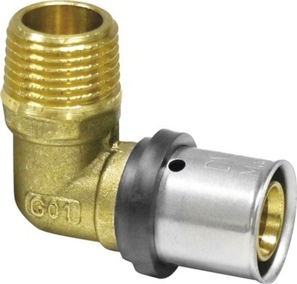 veporit. Pressfitting Winkel Connect 90° TH und U-Kontur 20 Produktbild 