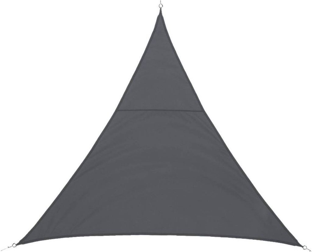Dreieckiges sonnensegel "shae" schiefer 3x3x3m aus polyester - Hespéride