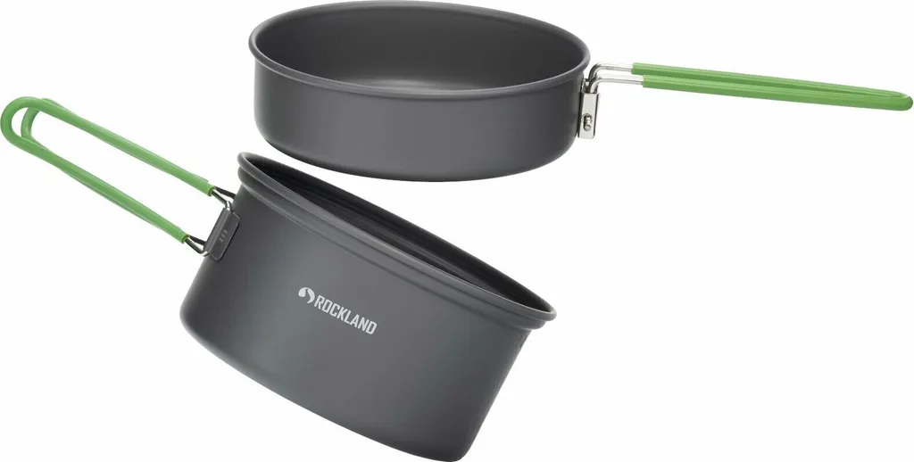 Set de Cuisson Anti-Adhésif Rockland Travel Duo 1,1 L Haute Résistance