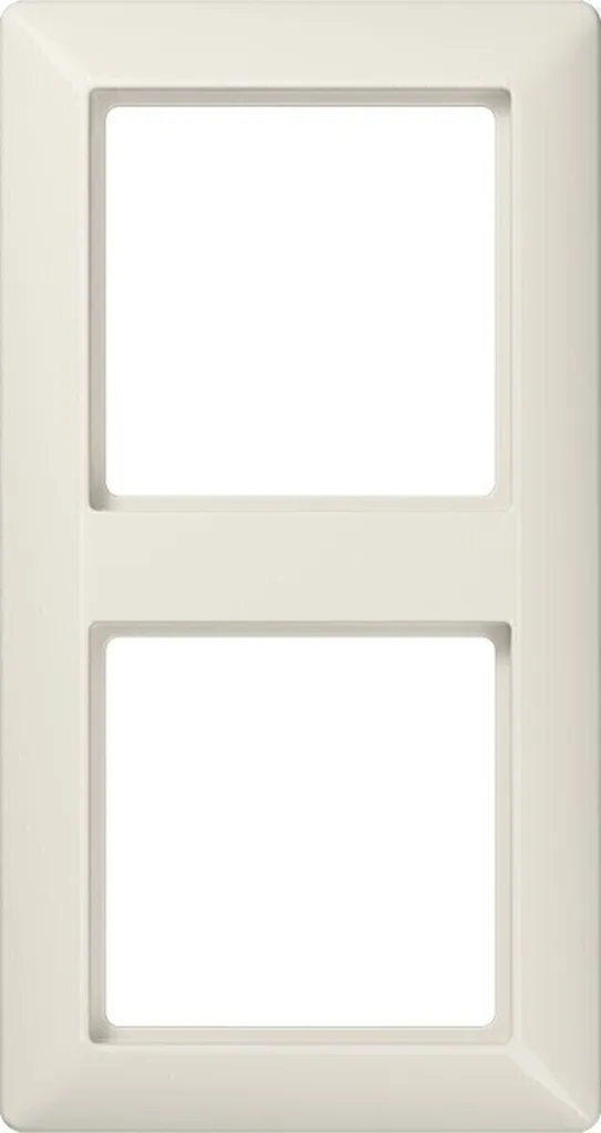 Jung Cadre Double AS 582 BF - Enjoliveur Gamme AS582BF Coloris Blanc